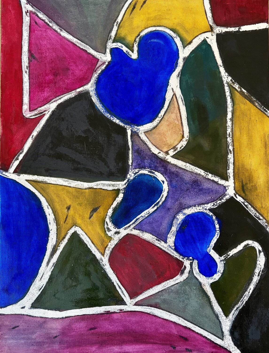 GEOGRAFIA DELL’ ANIMA Marisa Comparin Original painting for sale