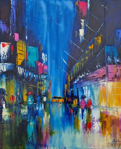 Un soir à New-York by Artize, Painting for Sale on Select