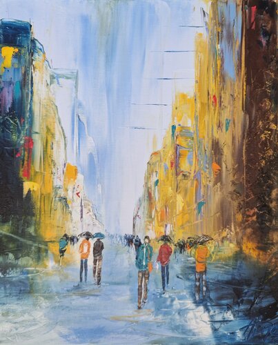 Vie urbaine by Artize, Painting for Sale on Select