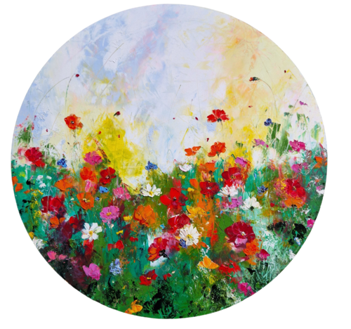 La ronde des fleurs by Artize, Painting for Sale on Select