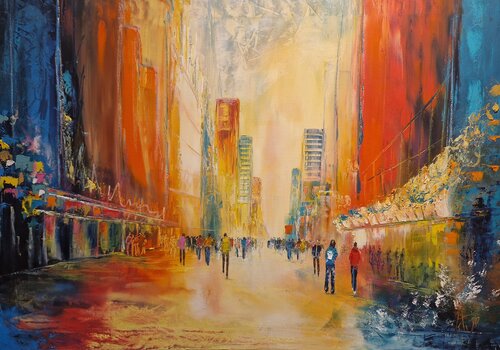 Les uns contre les autres, l'effet papillon by Artize, Painting for Sale on Select
