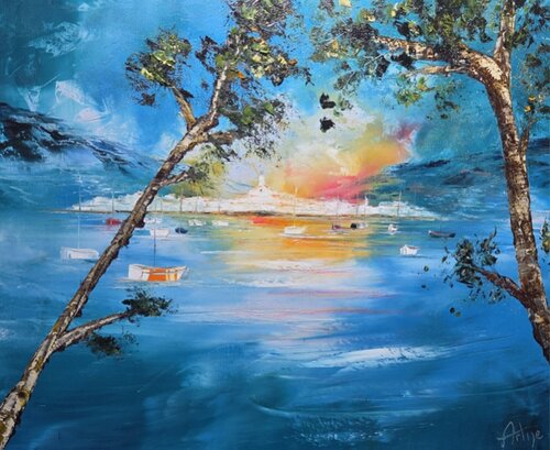 Rêve de Méditerranée by Artize, Painting for Sale on Select