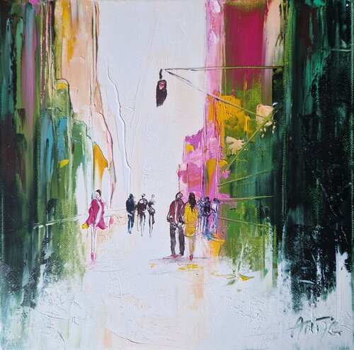 La rencontre du printemps by Artize, Painting for Sale on Select