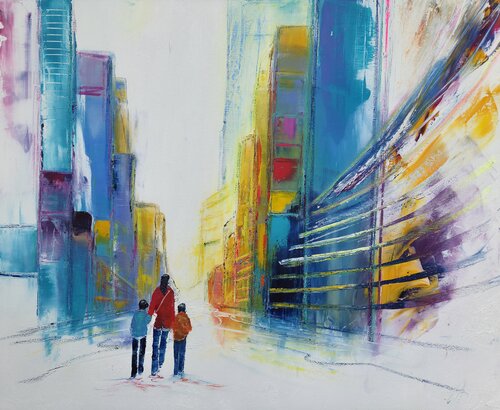L'arc en ciel de la vie by Artize, Painting for Sale on Select