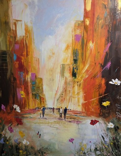 Remonter la pente by Artize, Painting for Sale on Select