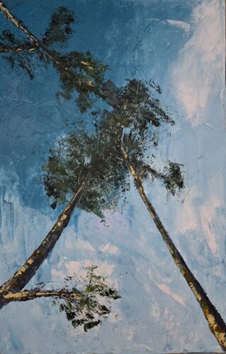 Les pins by Artize, Painting for Sale on Select