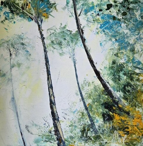 Sous les pins by Artize, Painting for Sale on Select
