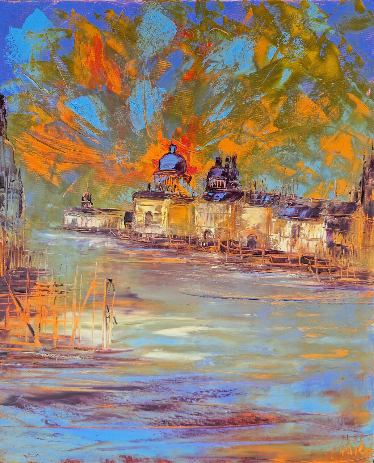 Ciel magique Artize Original painting for sale