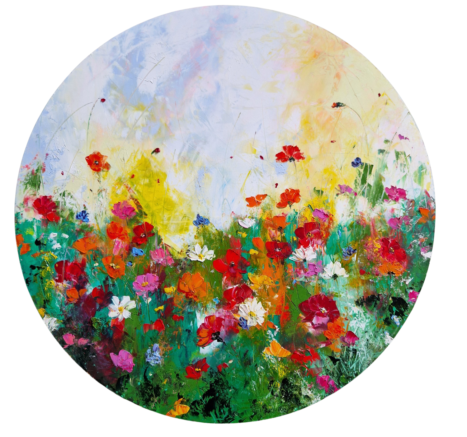 La ronde des fleurs Artize Original painting for sale