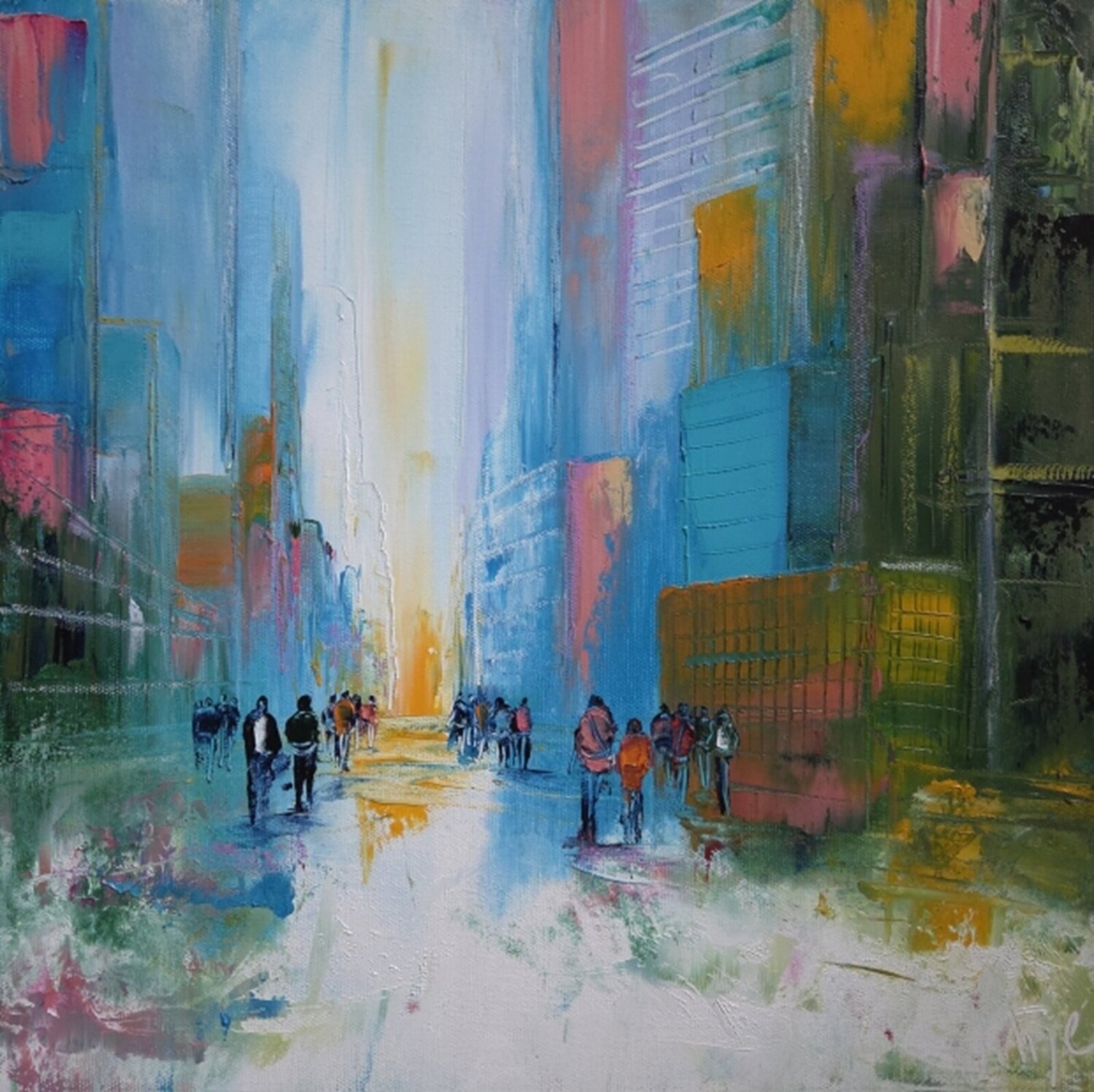 Nos vies parallèles Artize Original painting for sale