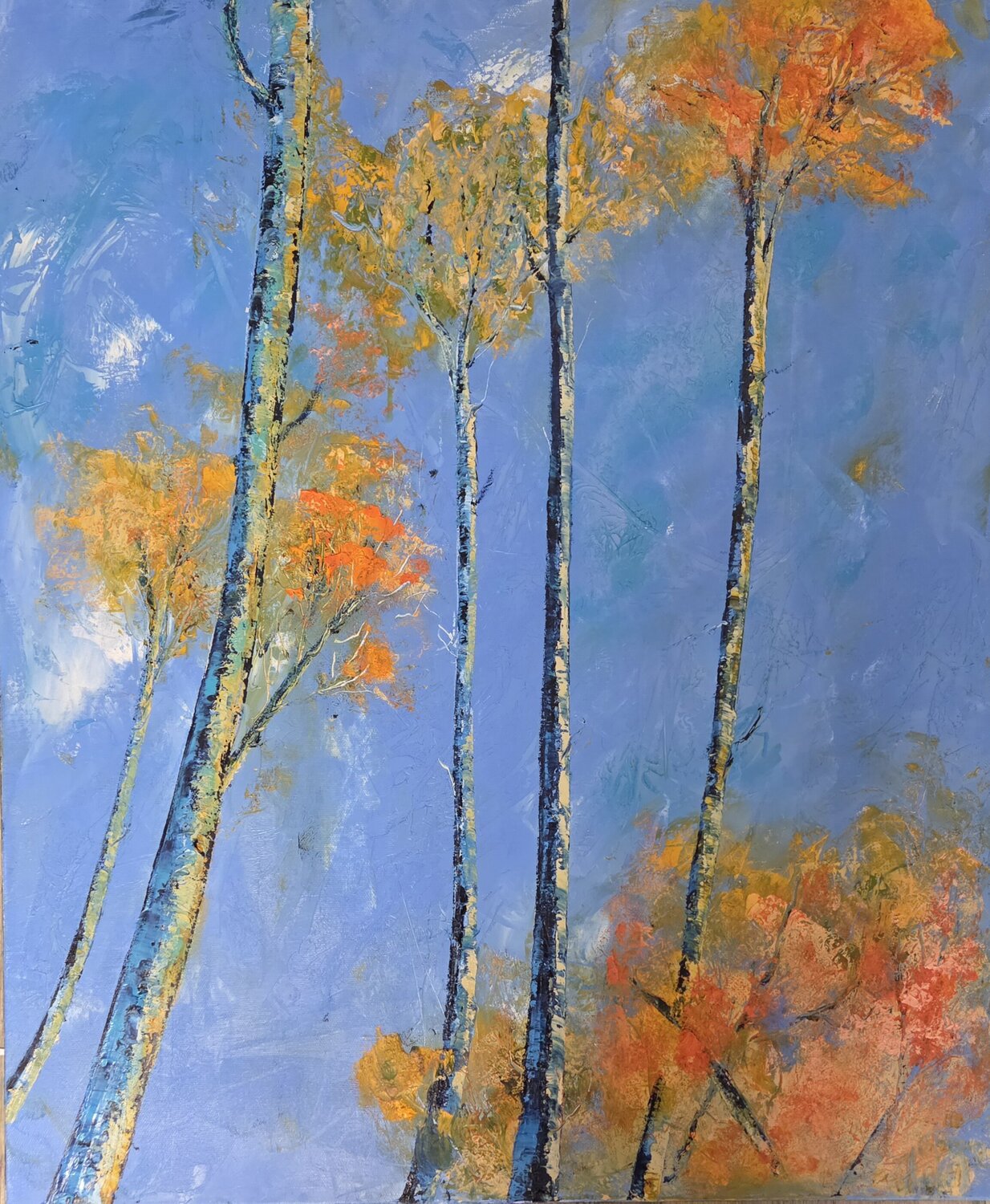 Toucher le ciel Artize Original painting for sale