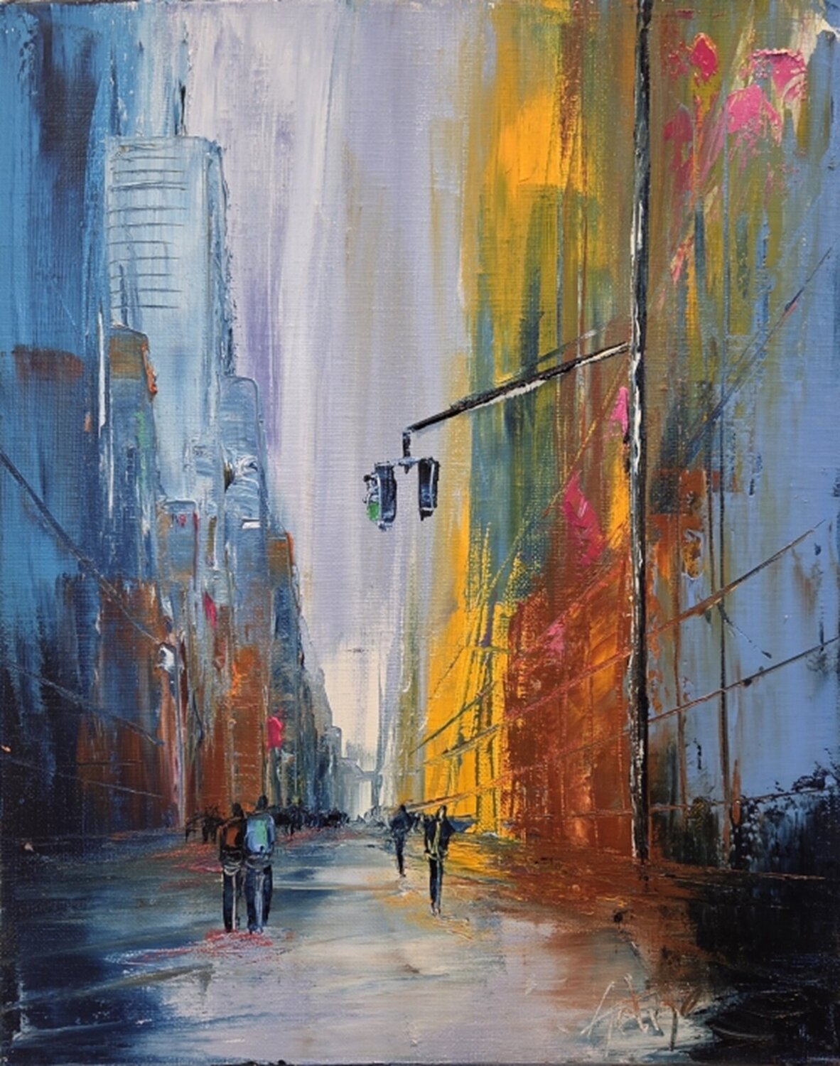 Feu vert Artize Original painting for sale