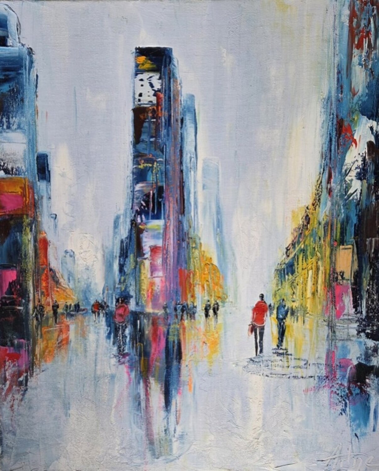 Au boulot Artize Original painting for sale