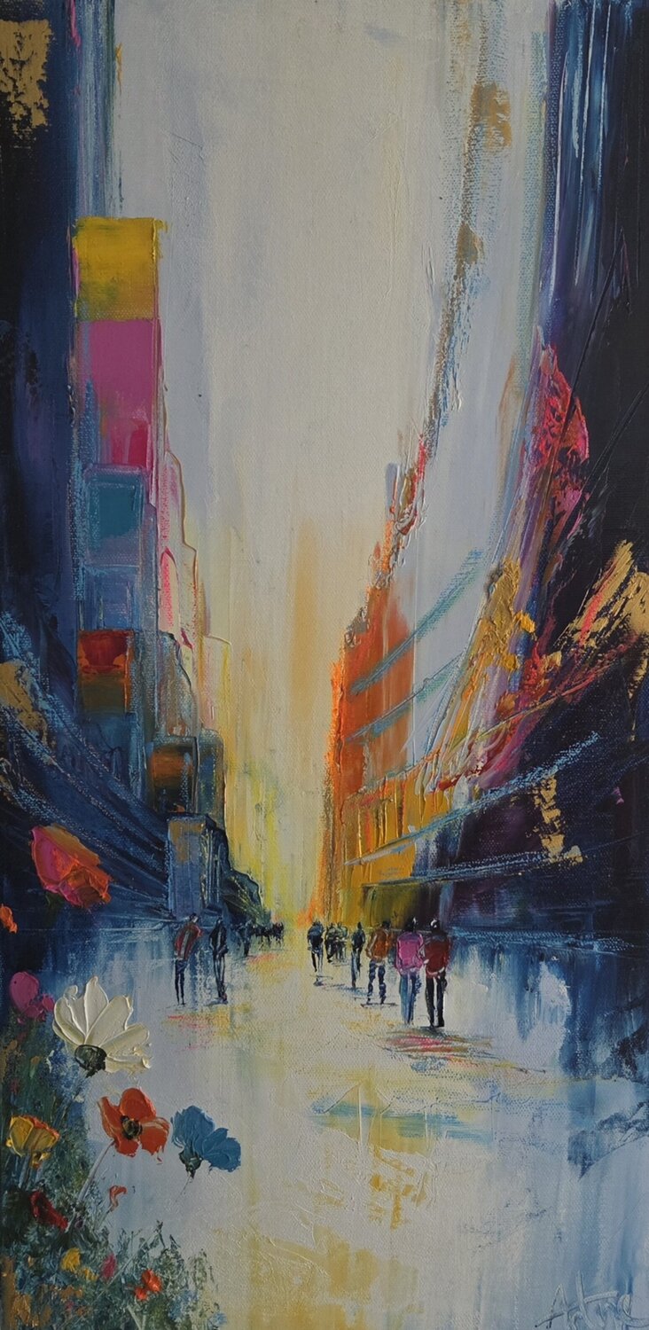Lumière dorée Artize Original painting for sale