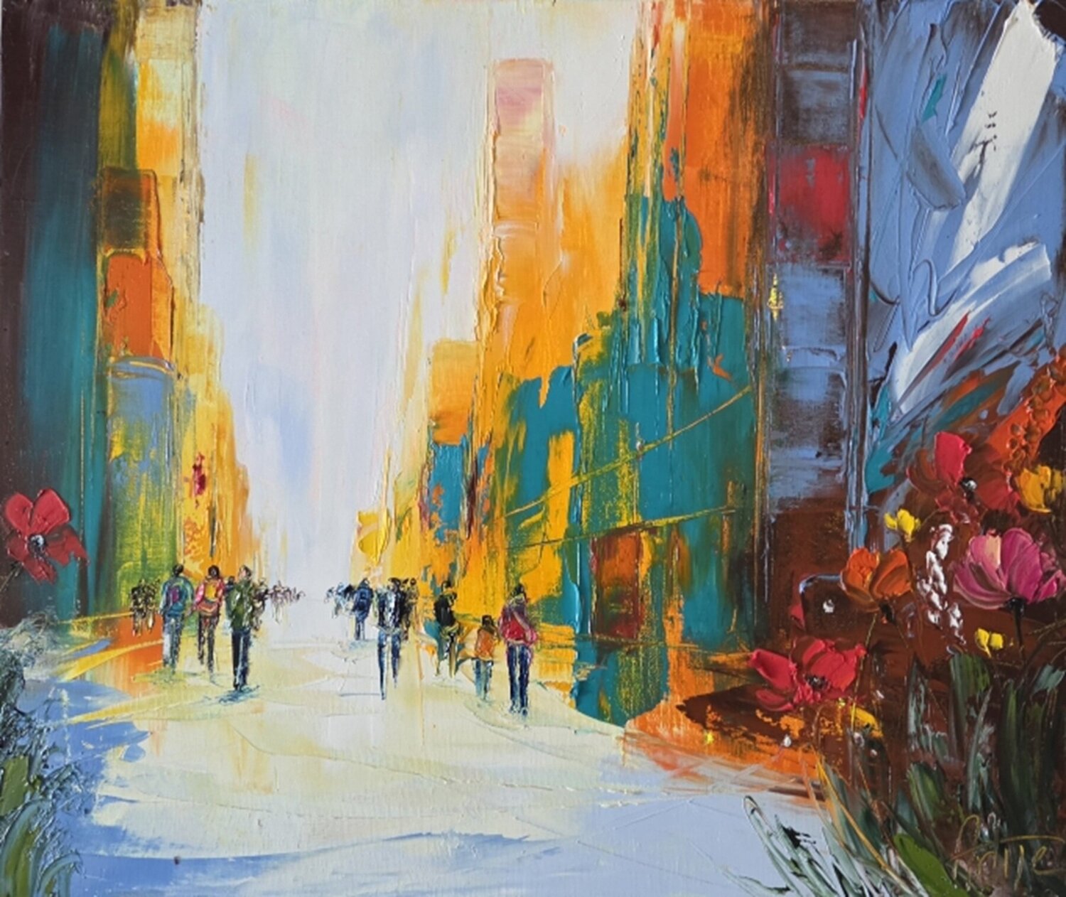 Si la nature reprenait ses droits Artize Original painting for sale