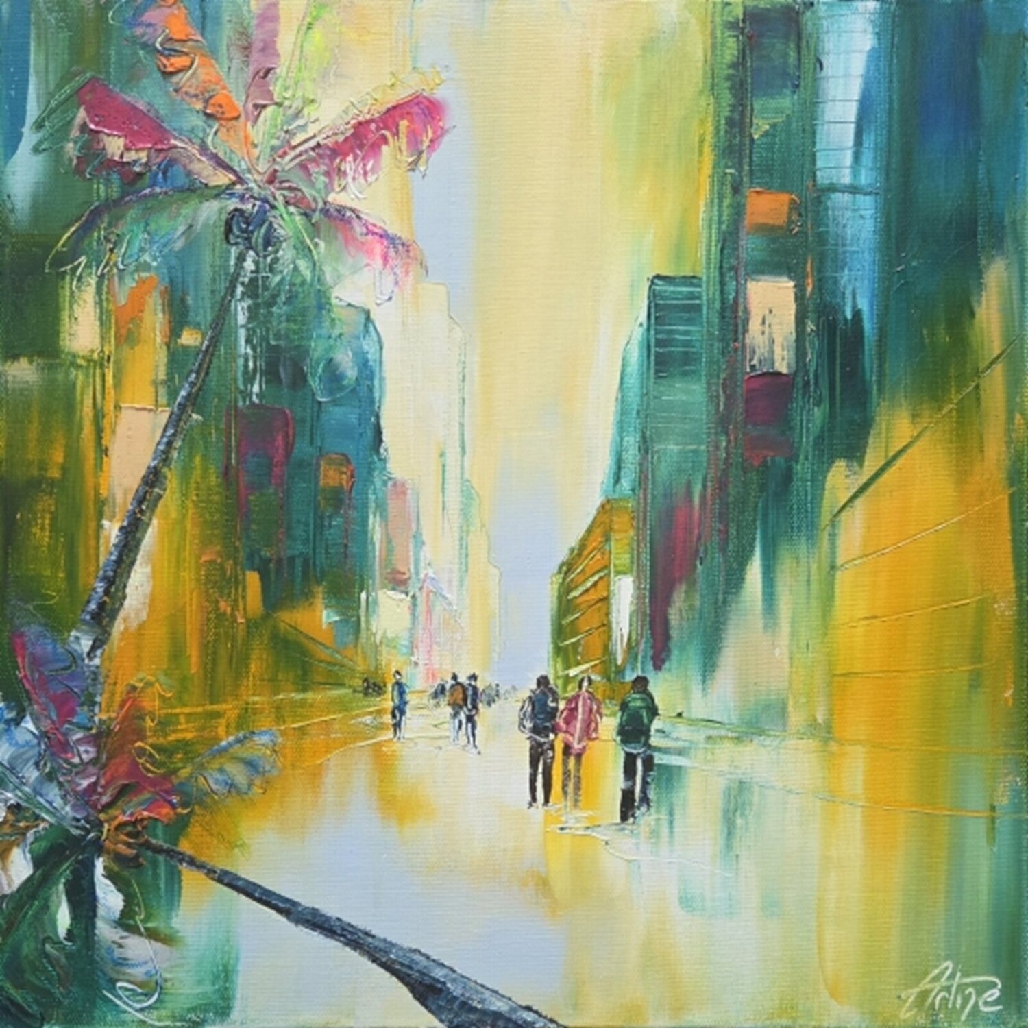 Impression estivale Artize Original painting for sale
