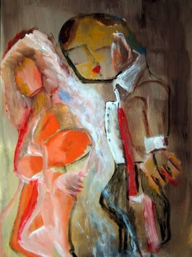 NOVIOS by María del Valle RUBIO, Painting for Sale on Select