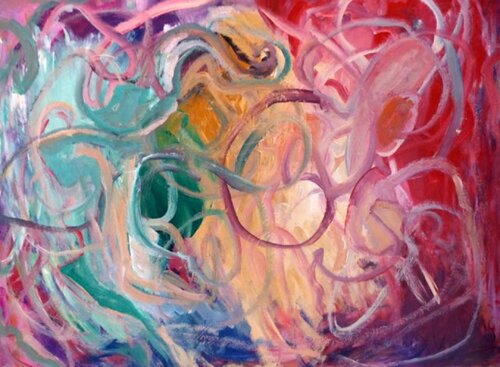 GEROGLÍFICO 1 by María del Valle RUBIO, Painting for Sale on Select