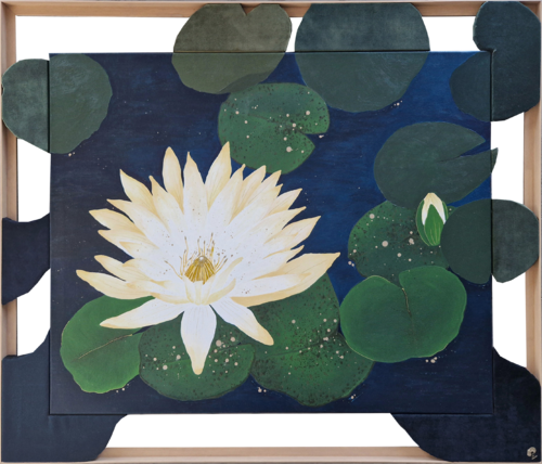 Blossoming by Janine Müller, Painting for Sale on Select