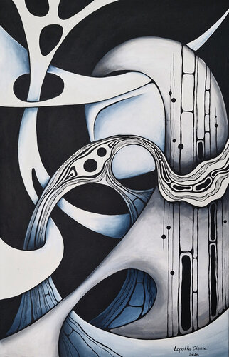 Internal echo 4 by Oksana Lopokha, Painting for Sale on Select
