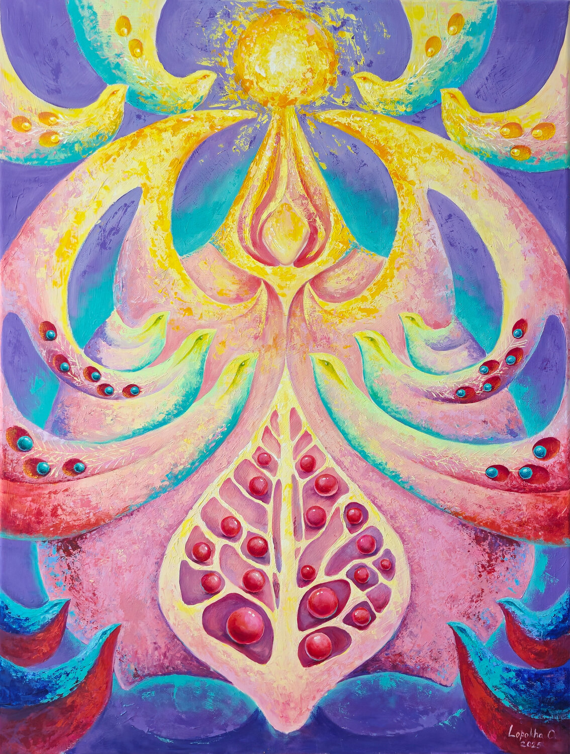 Chirp Oksana Lopokha Original painting for sale