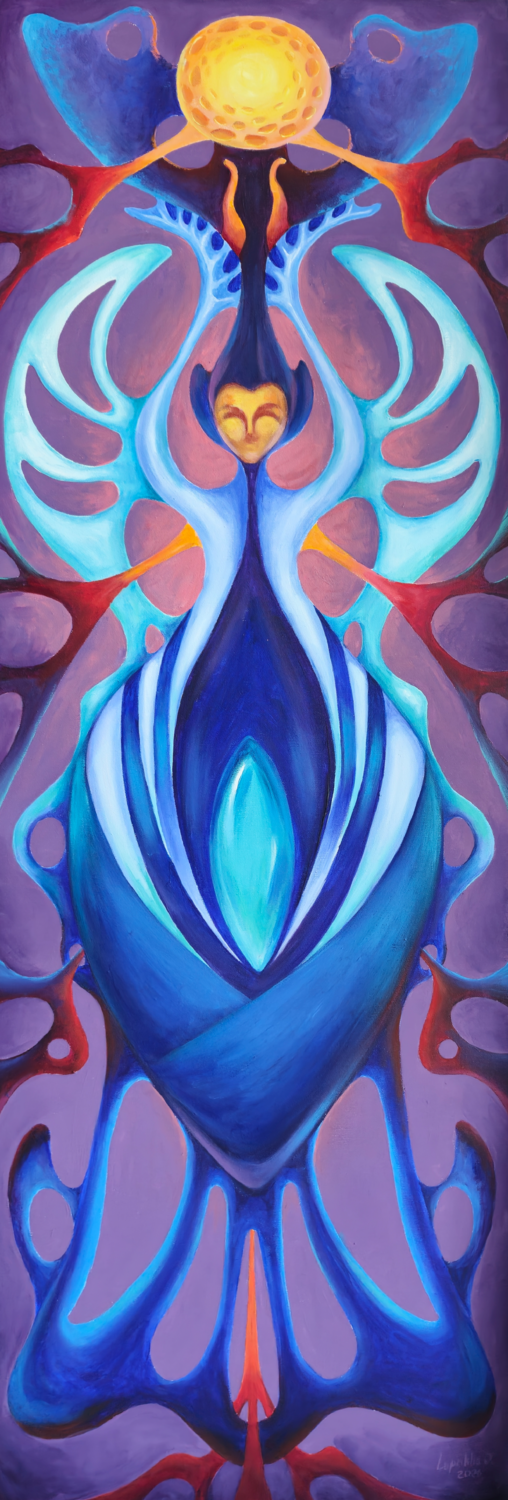 Pulsation of the depths Oksana Lopokha Original painting for sale