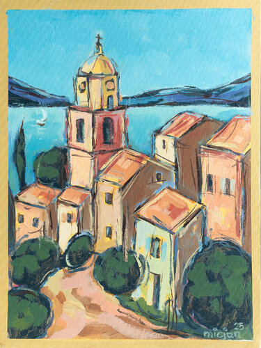 Fairy Tale of Saint-Tropez by Micjan, Painting for Sale on Select