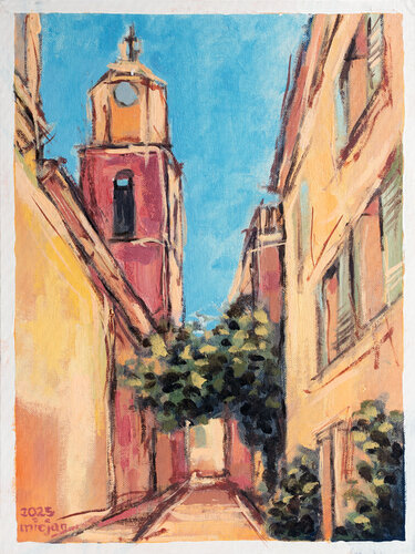 The Heart of Saint-Tropez by Micjan, Painting for Sale on Select