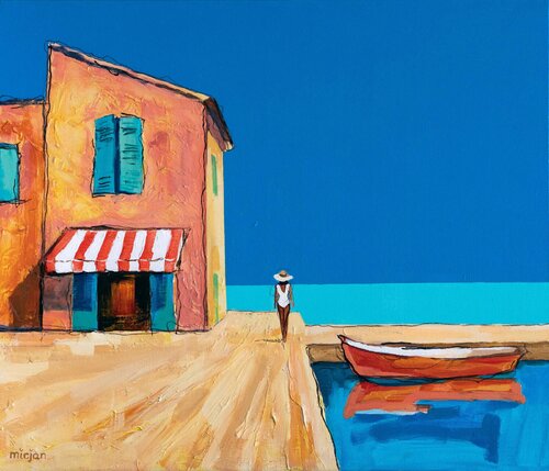 Beyond the Horizon by Micjan, Painting for Sale on Select