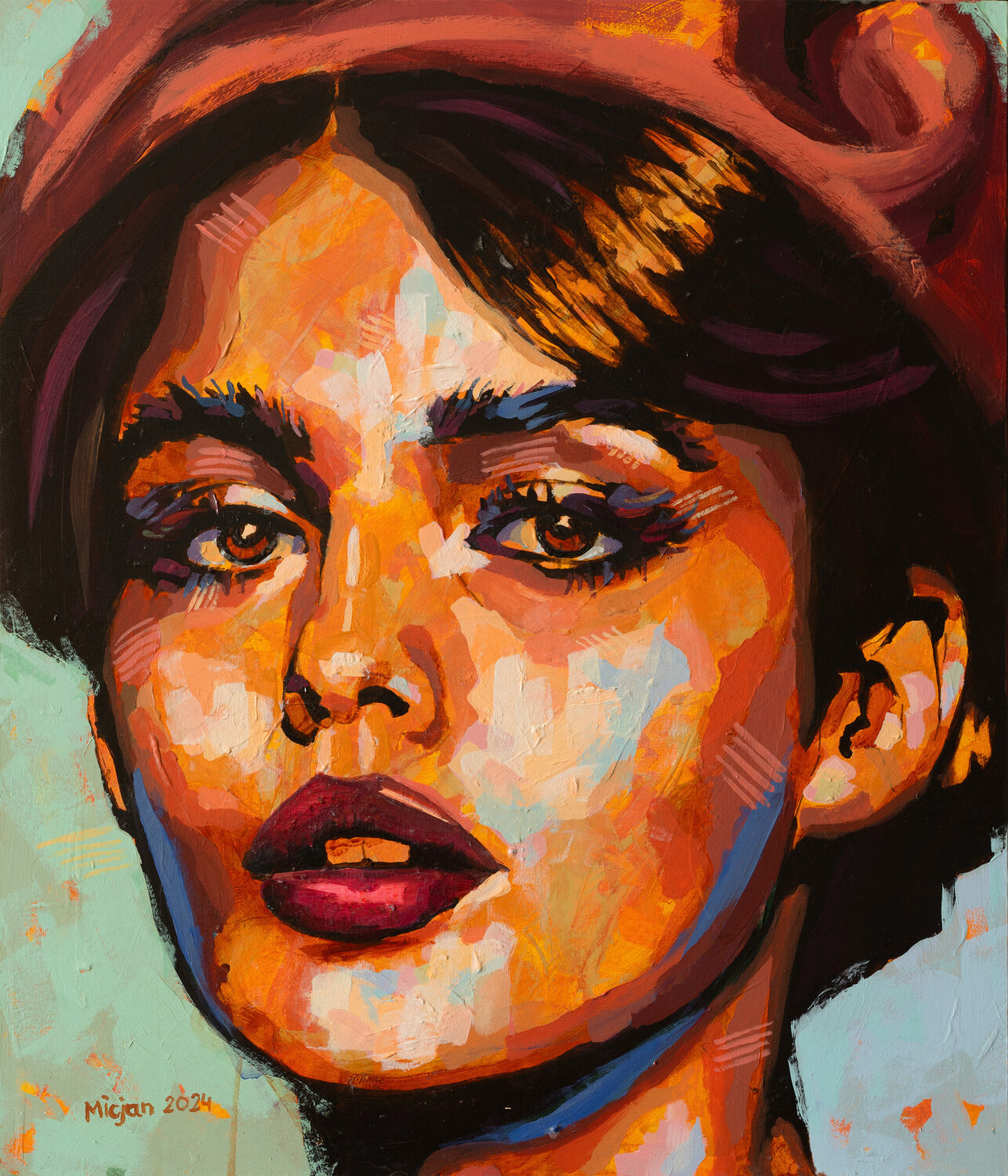 La Magnifique Micjan Original painting for sale