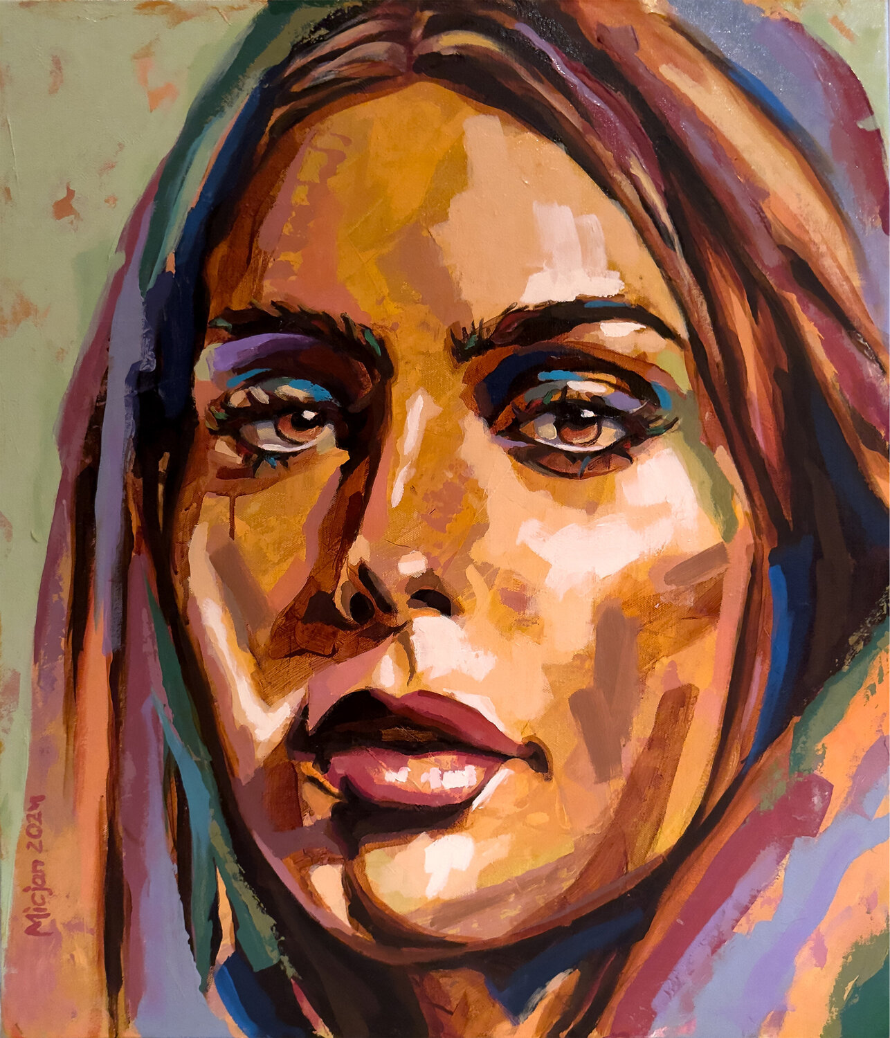 The Secret Micjan Original painting for sale