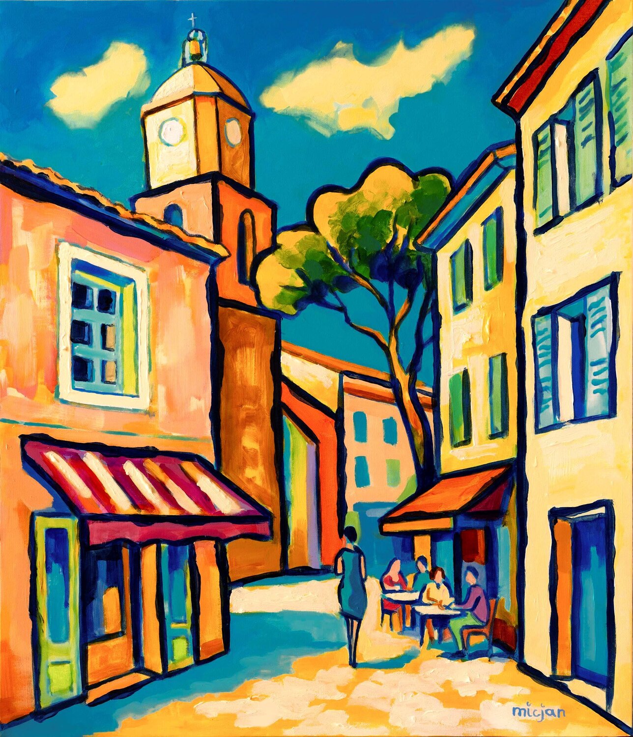 Under The Midday Sun Micjan Original painting for sale