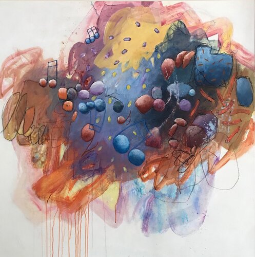BLUE NOTE by Francine Scrignac, Painting for Sale on Select