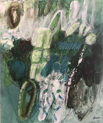 TOUT N'EST PAS BLANC OU NOIR.1 by Francine Scrignac, Painting for Sale on Select