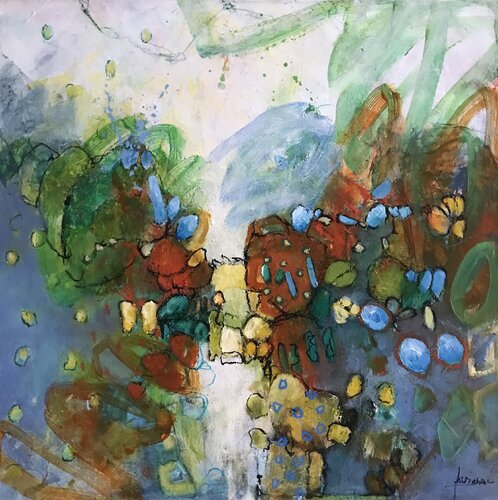 D'UNE RIVE A L'AUTRE by Francine Scrignac, Painting for Sale on Select