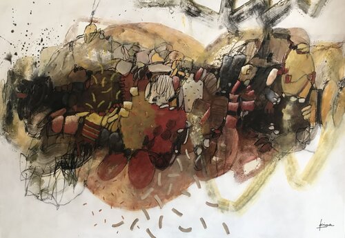 THAT'S LIFE.6 by Francine Scrignac, Painting for Sale on Select