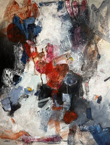 L'ETREINTE by Francine Scrignac, Painting for Sale on Select