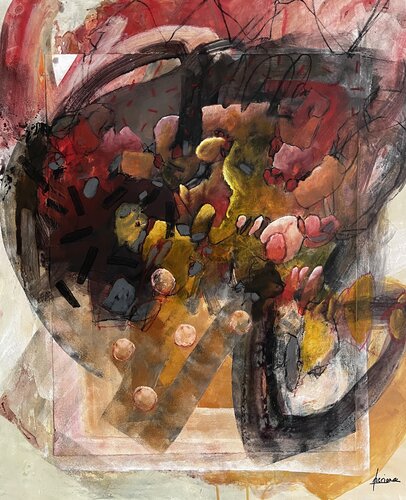 ORAGE INTERIEUR by Francine Scrignac, Painting for Sale on Select