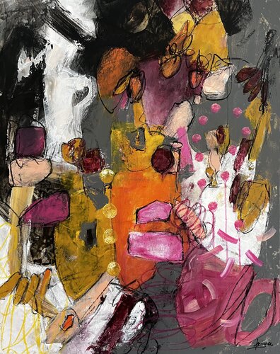 STILL MOVING.2 by Francine Scrignac, Painting for Sale on Select