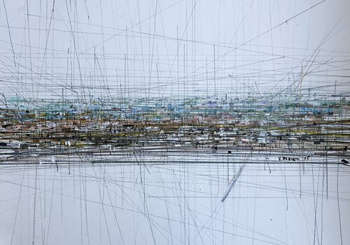 Urban Resonance by Vahagn Bagoyan, Painting for Sale on Select