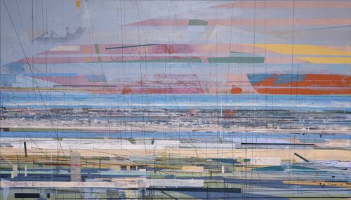 Horizon of Urban Force by Vahagn Bagoyan, Painting for Sale on Select