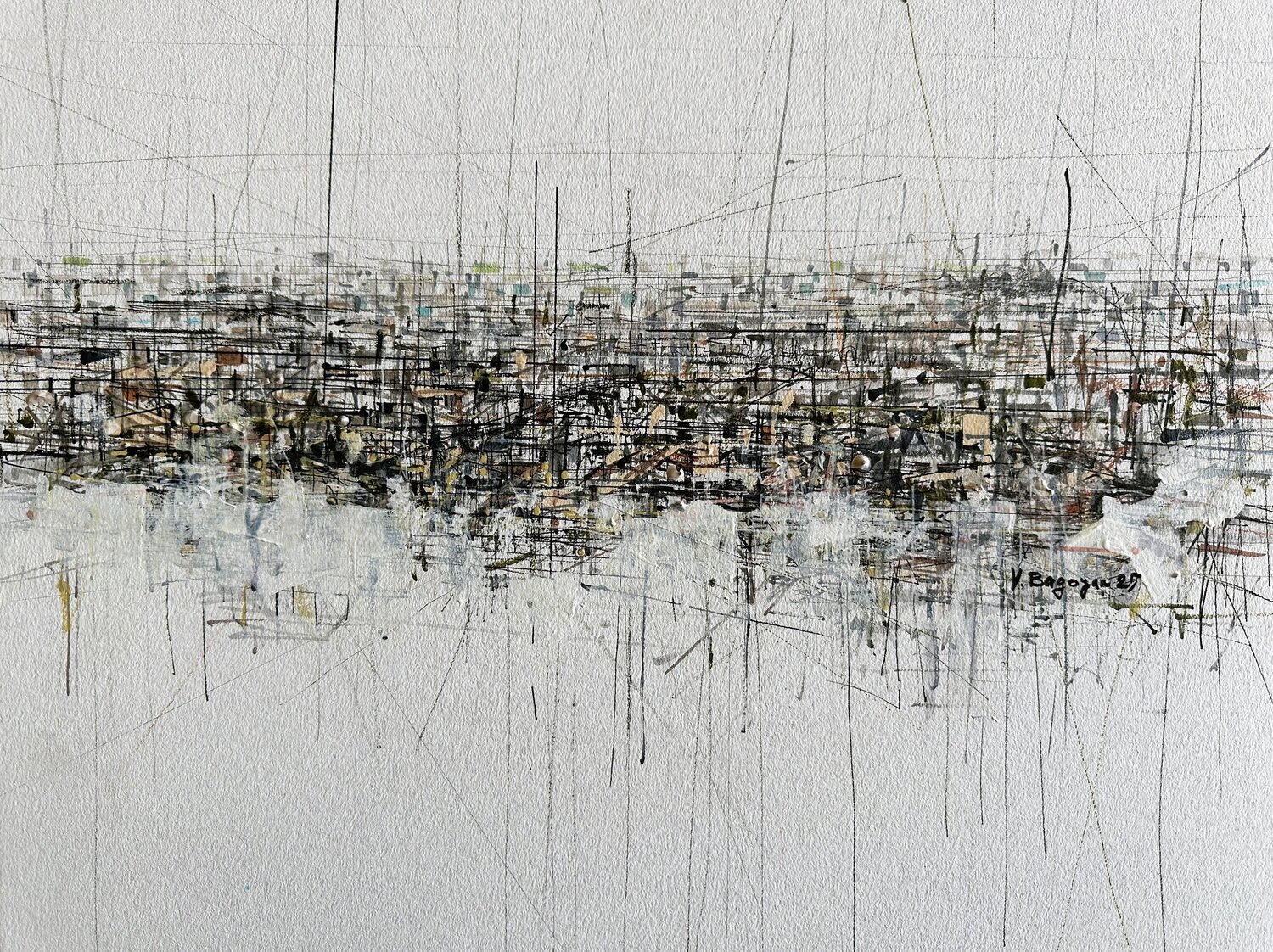 Urban Mirage Vahagn Bagoyan Original painting for sale
