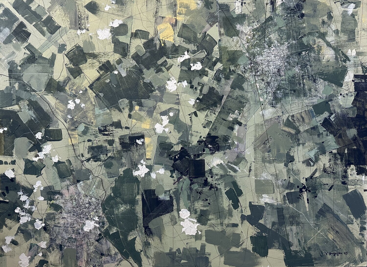 Hidden Landscapes Vahagn Bagoyan Original painting for sale