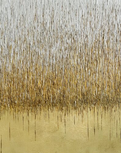 Golden Rain by Daniela Pasqualini, Painting for Sale on Select