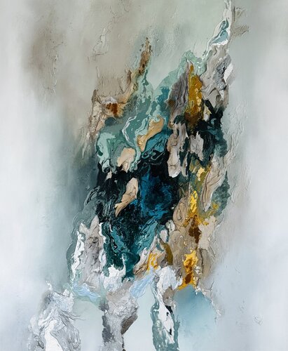 "Tides of Serenity" by Daniela Pasqualini, Painting for Sale on Select