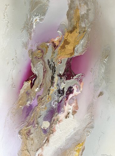Echoes of Magenta by Daniela Pasqualini, Painting for Sale on Select