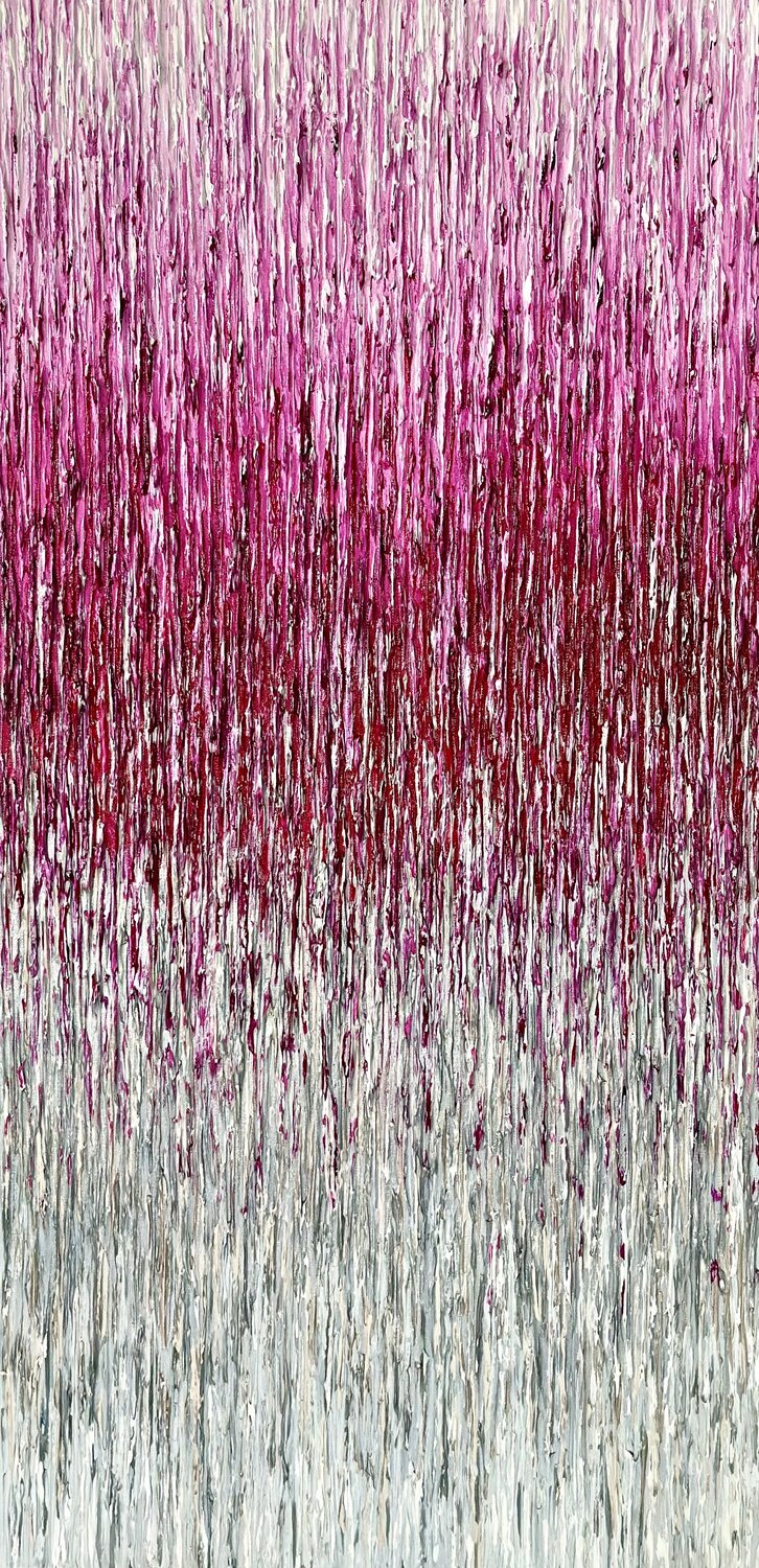Island Vibes - Magenta Daniela Pasqualini Original painting for sale