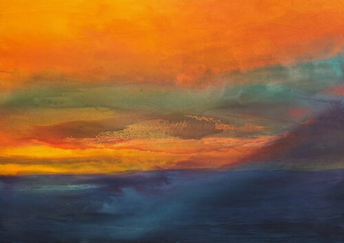 Firmamento XIV by Marion Kotyba, Painting for Sale on Select