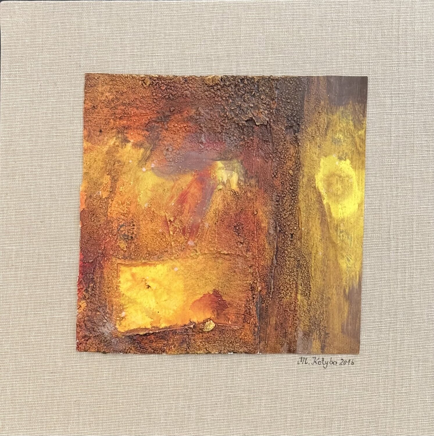 Piccolo Strutura II Marion Kotyba Original painting for sale