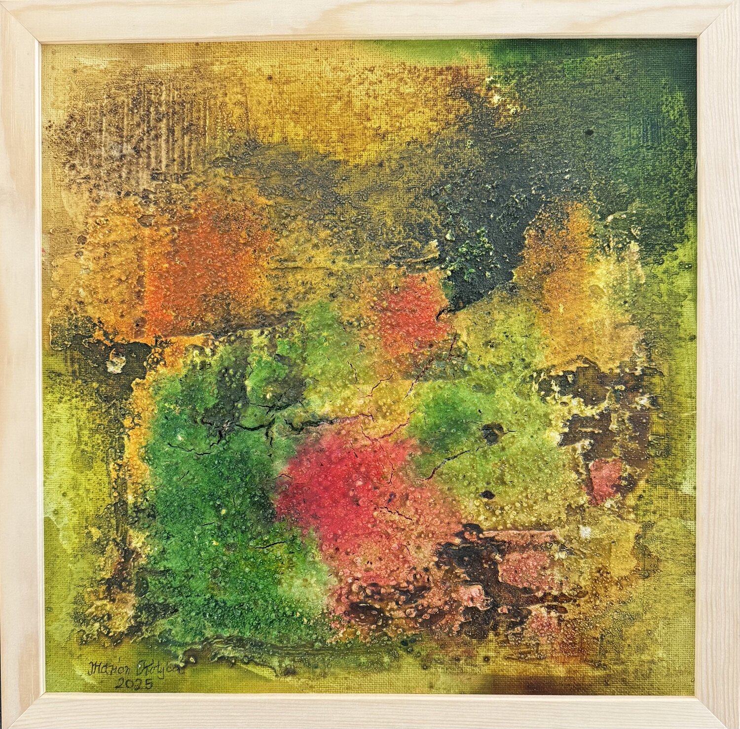 Piccolo Struktura III Marion Kotyba Original painting for sale